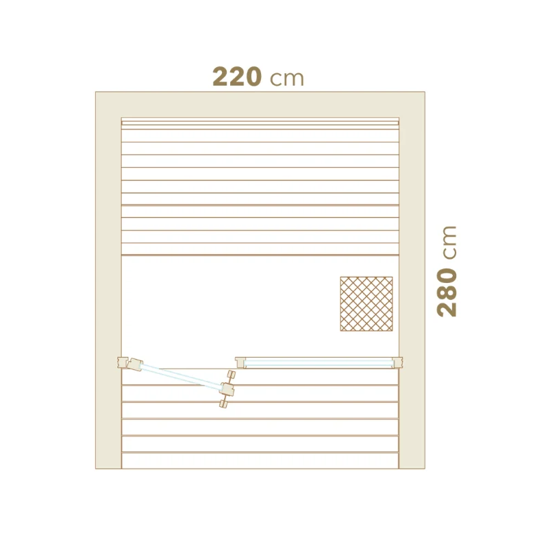 Auroom Arti Outdoor Cabin Sauna - Image 21
