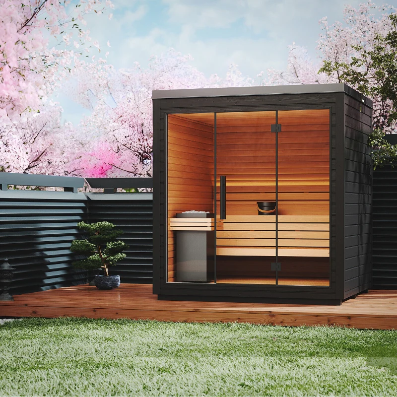 Auroom Mira L Outdoor Cabin Sauna Kit - Image 6