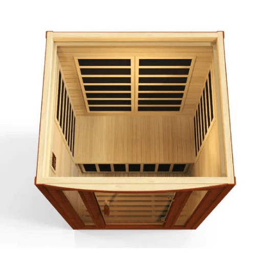 Golden Designs Dynamic San Marino 2-Person Low EMF FAR Infrared Sauna | DYN-6206-01 - Image 3
