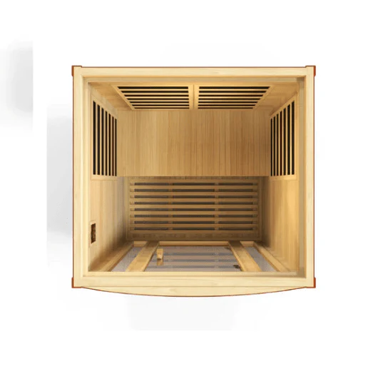 Golden Designs Dynamic San Marino 2-Person Low EMF FAR Infrared Sauna | DYN-6206-01 - Image 5