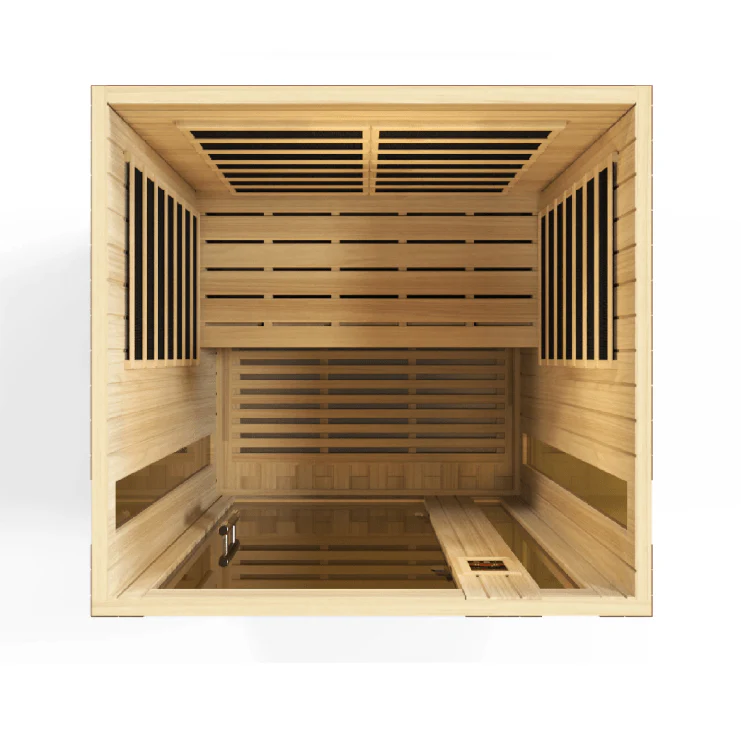 Golden Designs Dynamic Vittoria 2 Person Low EMF Infrared Sauna | DYN-6220-01 - Image 6