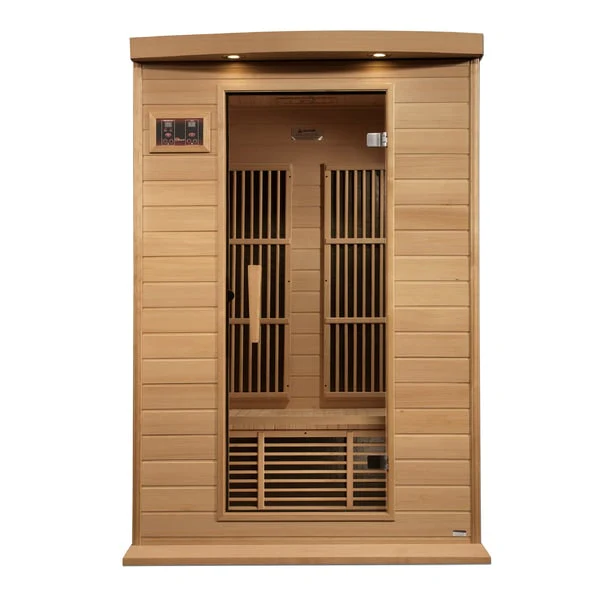 Golden Designs Maxxus Infrared Sauna 2-Person Near Zero EMF FAR Infrared w/ Hemlock | MX-K206-01-ZF - Image 2