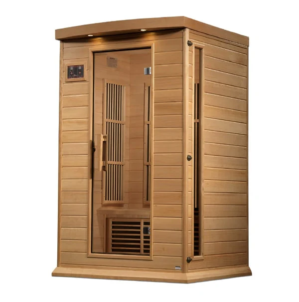 Golden Designs Maxxus Infrared Sauna 2-Person Near Zero EMF FAR Infrared w/ Hemlock | MX-K206-01-ZF - Image 3