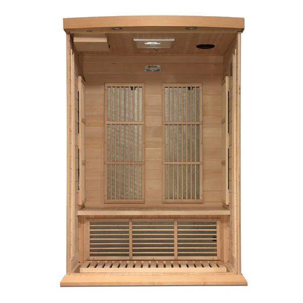 Golden Designs Maxxus Infrared Sauna 2-Person Near Zero EMF FAR Infrared w/ Hemlock | MX-K206-01-ZF - Image 4