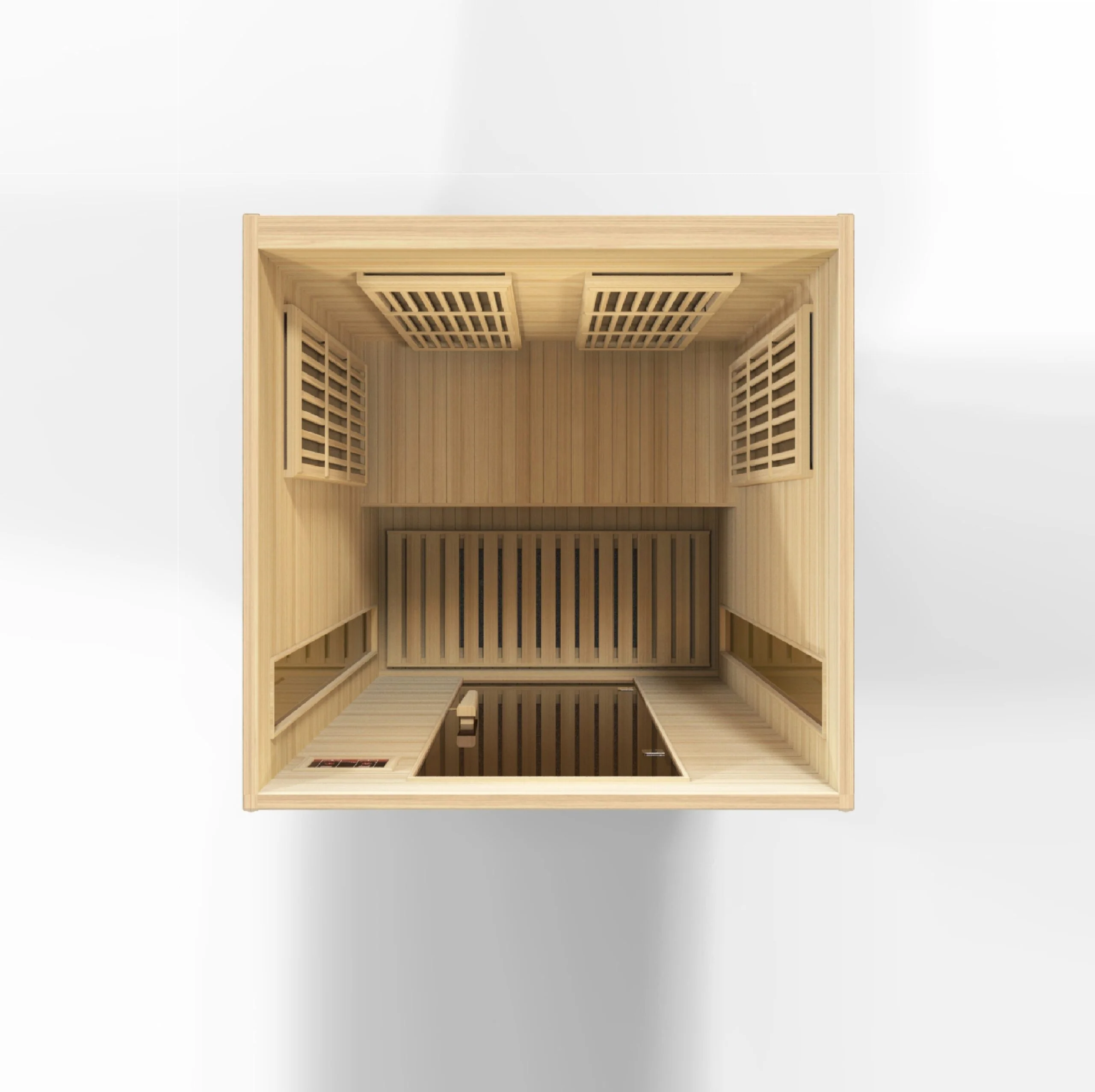 Golden Designs Maxxus Infrared Sauna 2-Person Near Zero EMF FAR Infrared w/ Hemlock | MX-K206-01-ZF - Image 6