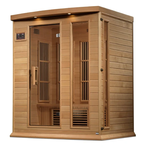 Golden Designs Maxxus Near Zero EMF FAR Infrared Sauna with Canadian Hemlock | MX-K306-01-ZF - Image 2