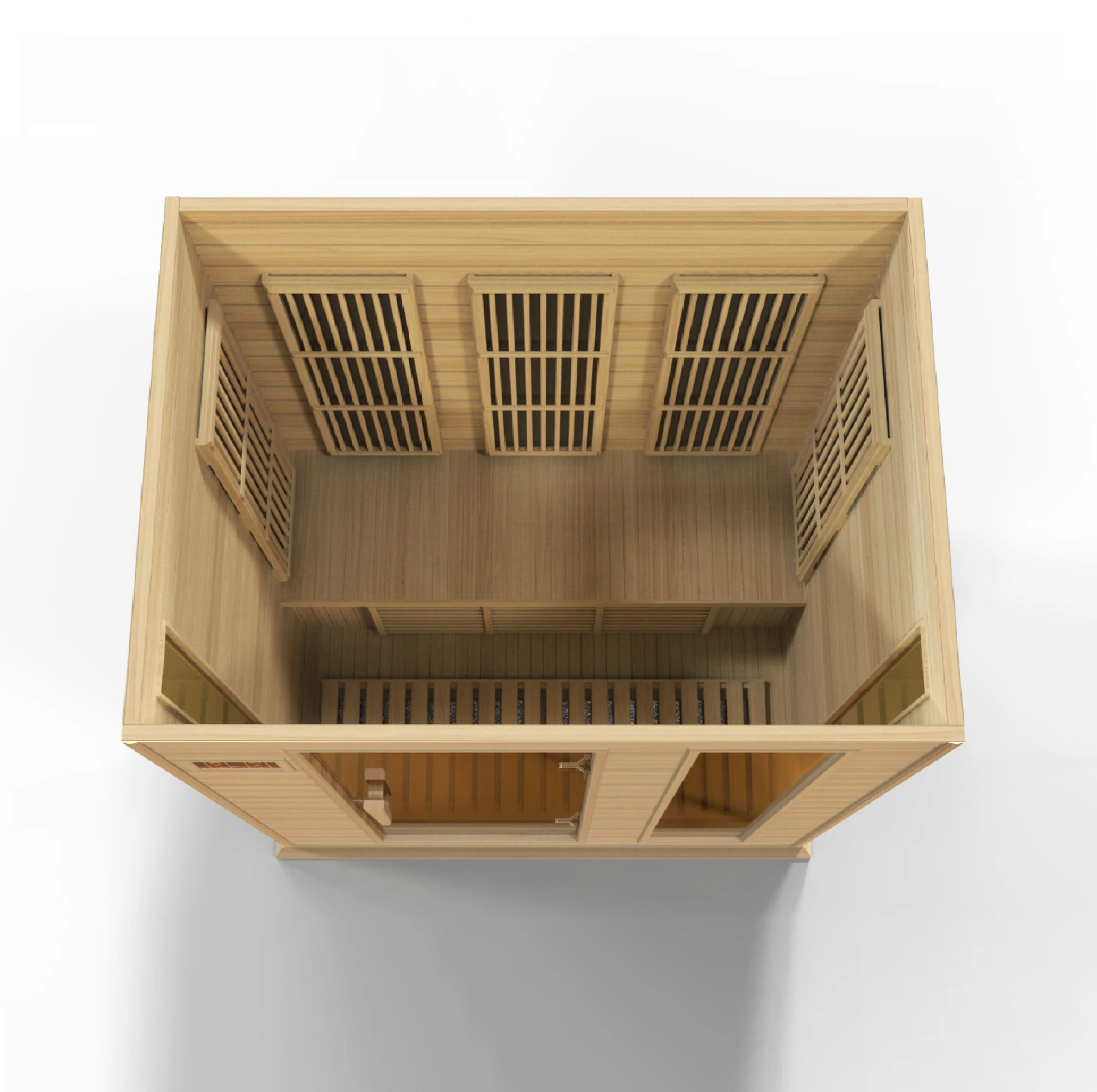 Golden Designs Maxxus Near Zero EMF FAR Infrared Sauna with Canadian Hemlock | MX-K306-01-ZF - Image 6