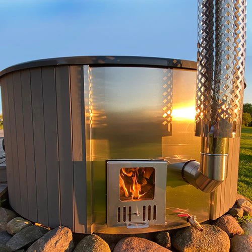 SaunaLife Wood-Fired Hot Tub Model S4 | Soak Series - Image 10