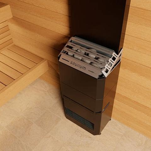 Saunum Air 5 Sauna Heater- Air Series, 4.8kW Sauna Heater w/ Climate Equalizer - Image 3