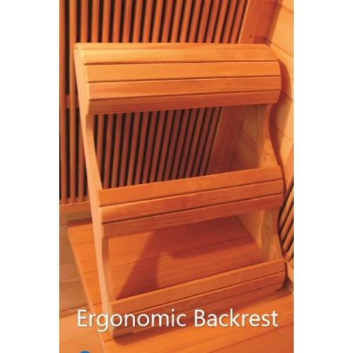 Sunray Bristol Bay 4-Person Corner Cedar Sauna with Carbon Heaters - Image 6