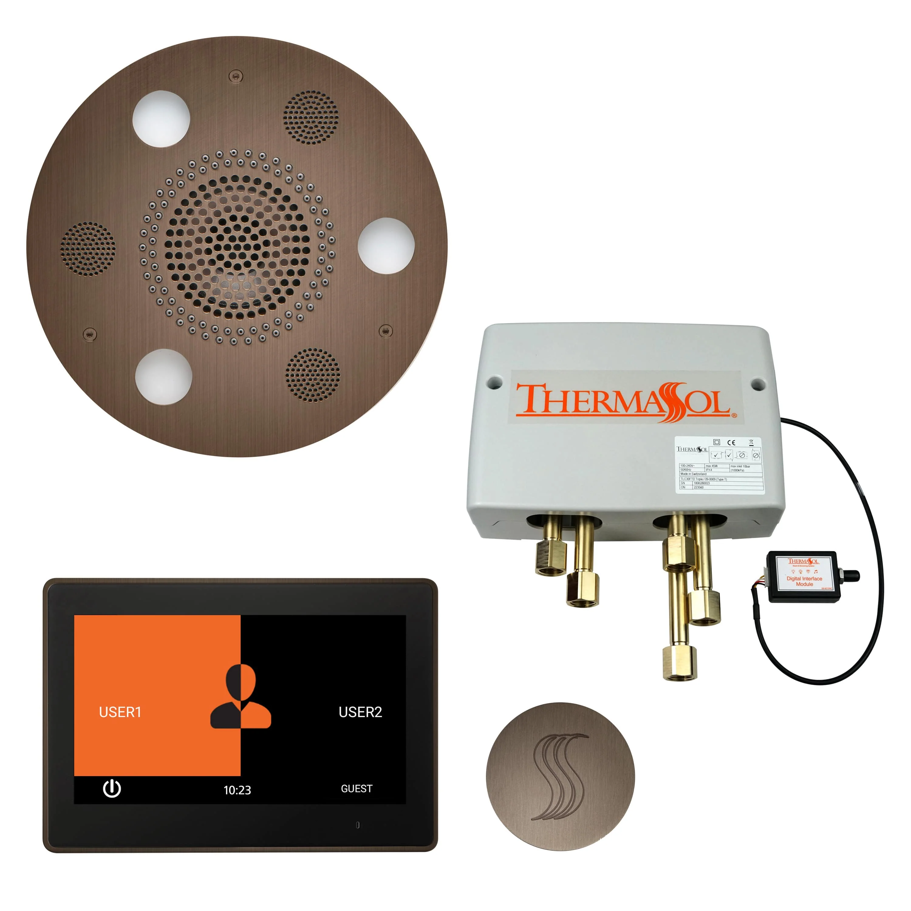 ThermaSol The Total Wellness Package with 10" ThermaTouch Trim Upgraded Round - Image 4
