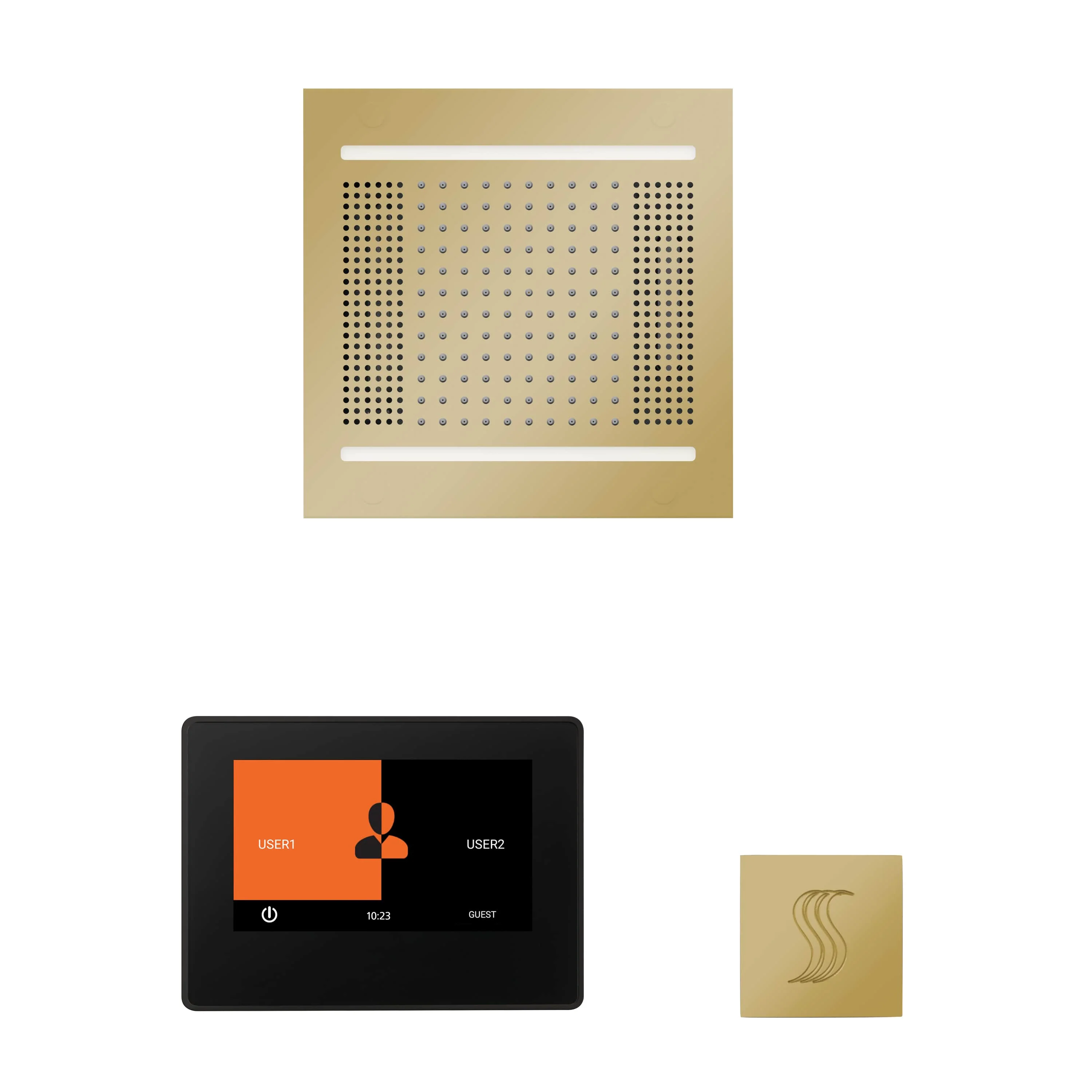 ThermaSol The wellness Hydrovive14 Steam Package with 7" ThermaTouch Square - Image 10