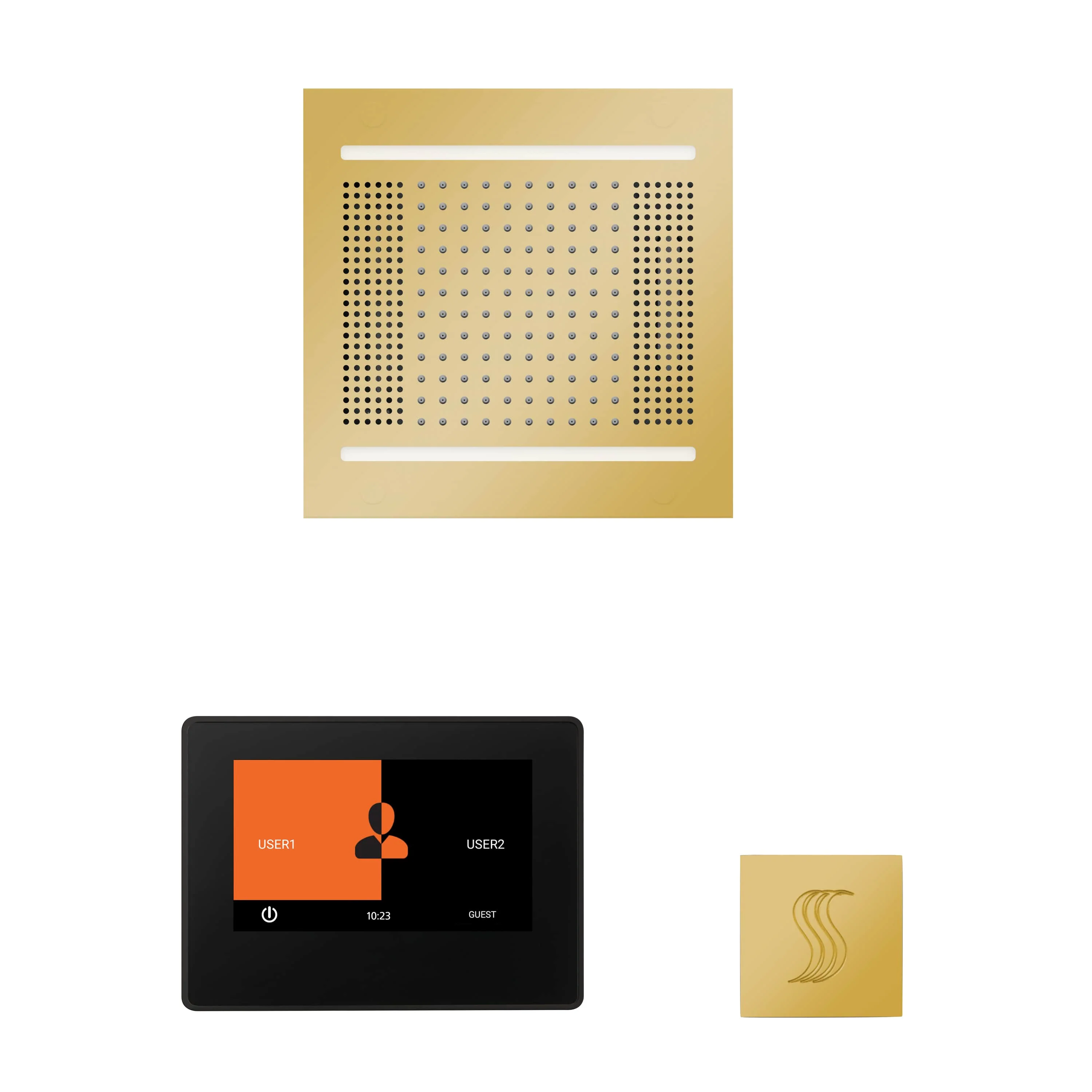 ThermaSol The wellness Hydrovive14 Steam Package with 7" ThermaTouch Square - Image 12