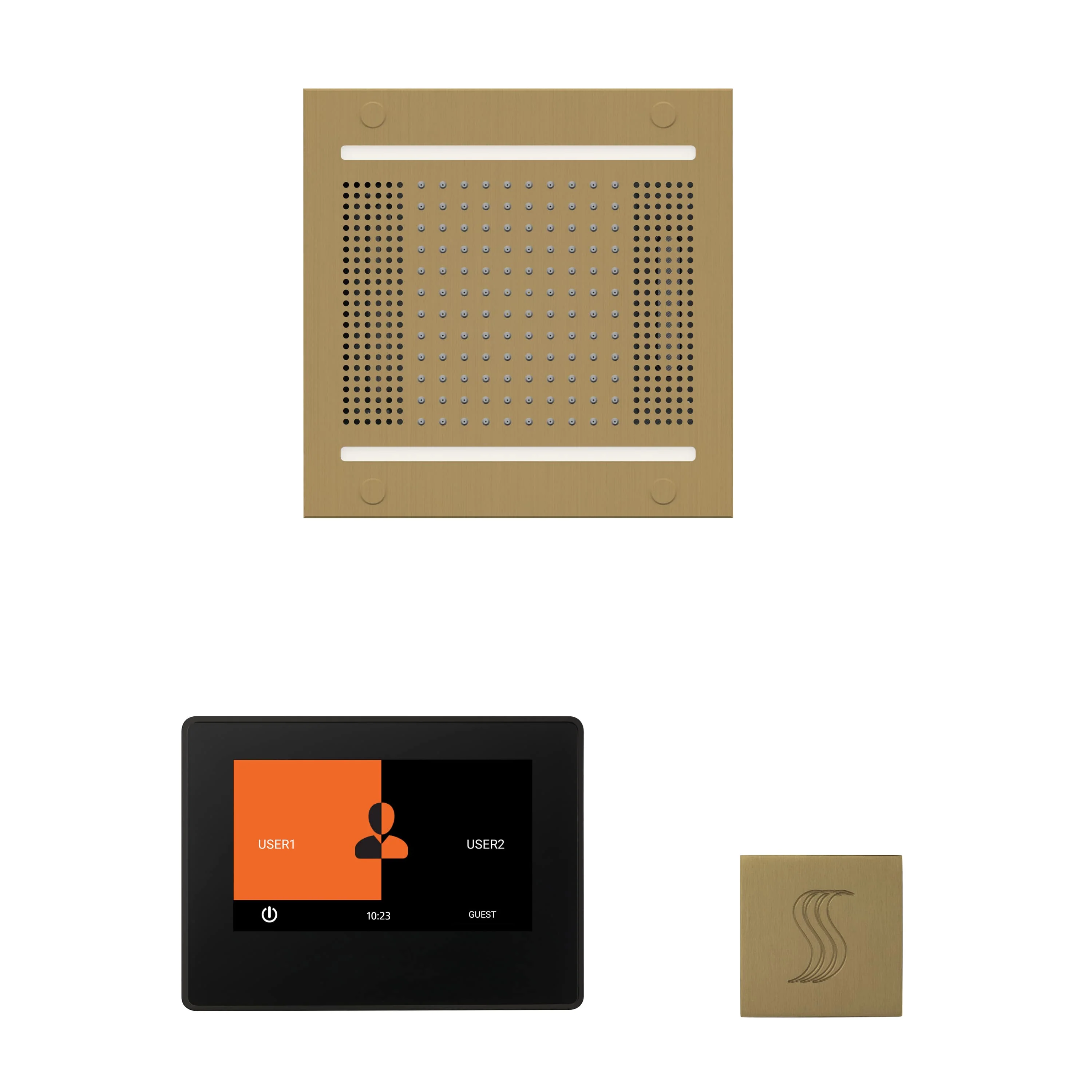 ThermaSol The wellness Hydrovive14 Steam Package with 7" ThermaTouch Square - Image 14