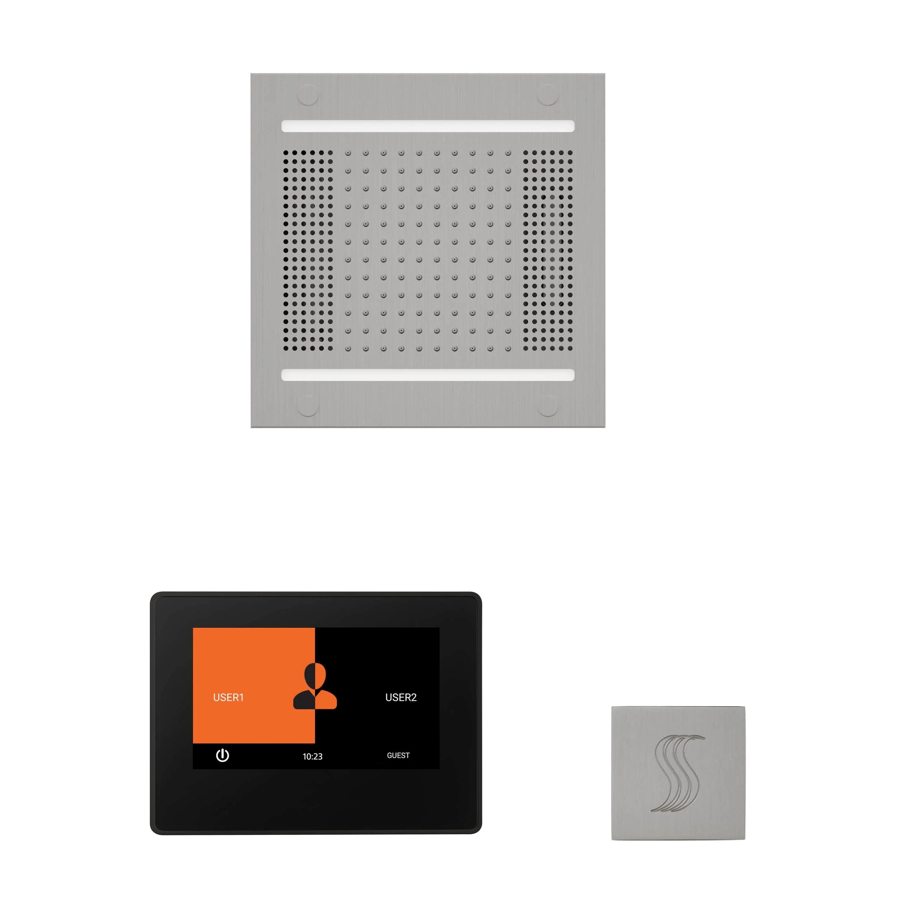 ThermaSol The wellness Hydrovive14 Steam Package with 7" ThermaTouch Square - Image 15