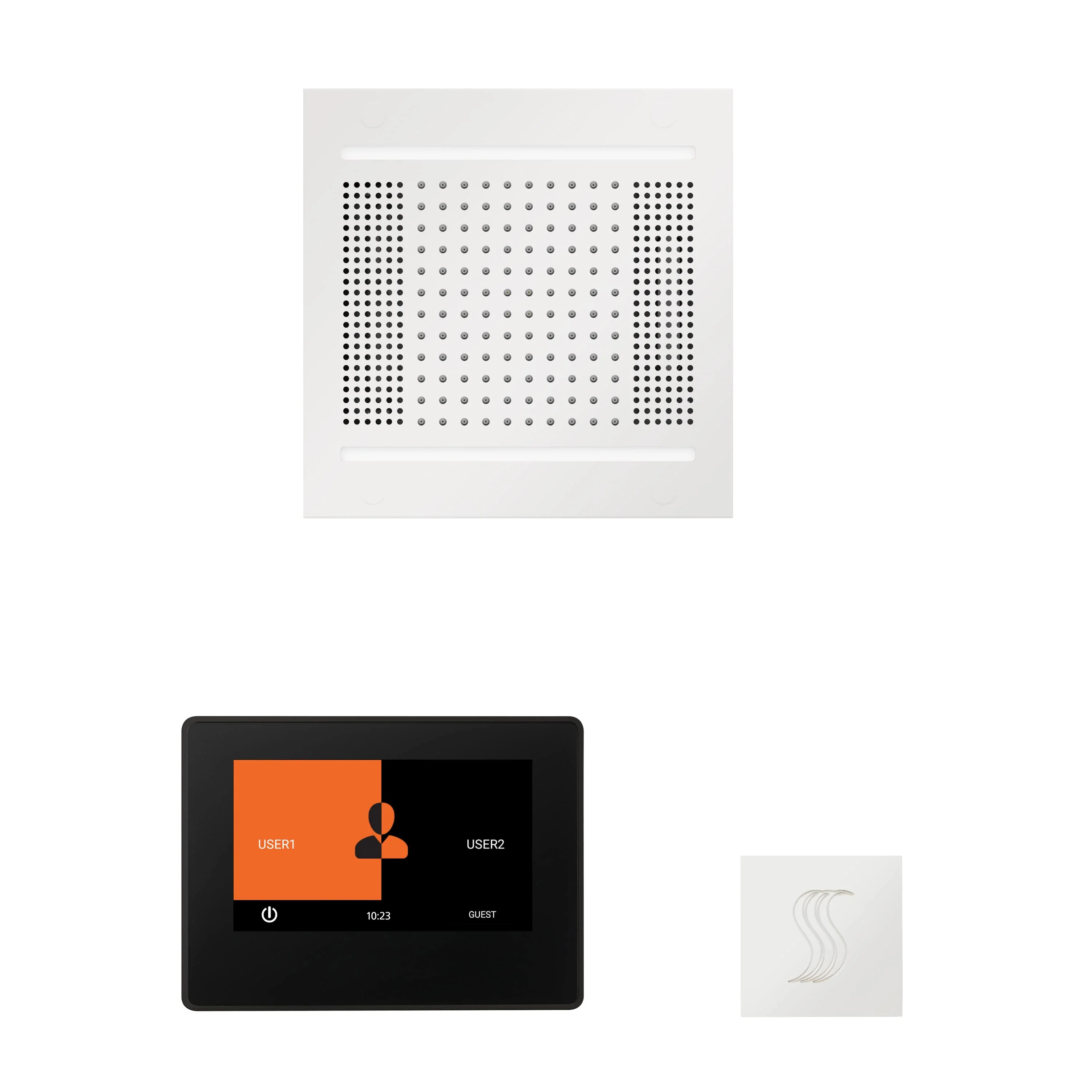 ThermaSol The wellness Hydrovive14 Steam Package with 7" ThermaTouch Square - Image 2
