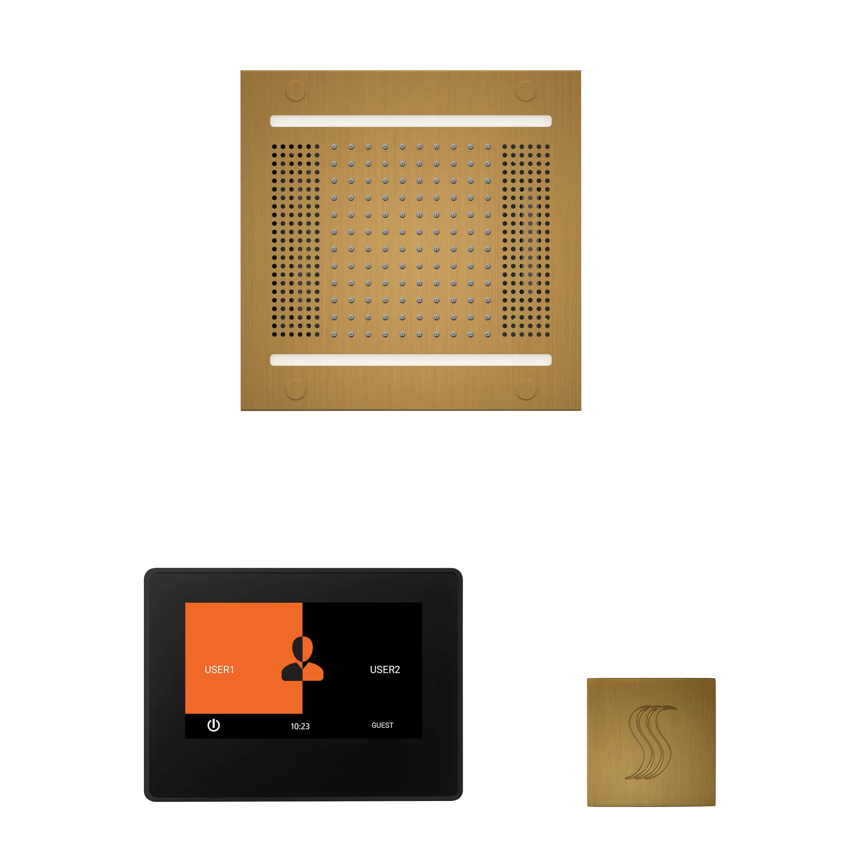 ThermaSol The wellness Hydrovive14 Steam Package with 7" ThermaTouch Square - Image 3