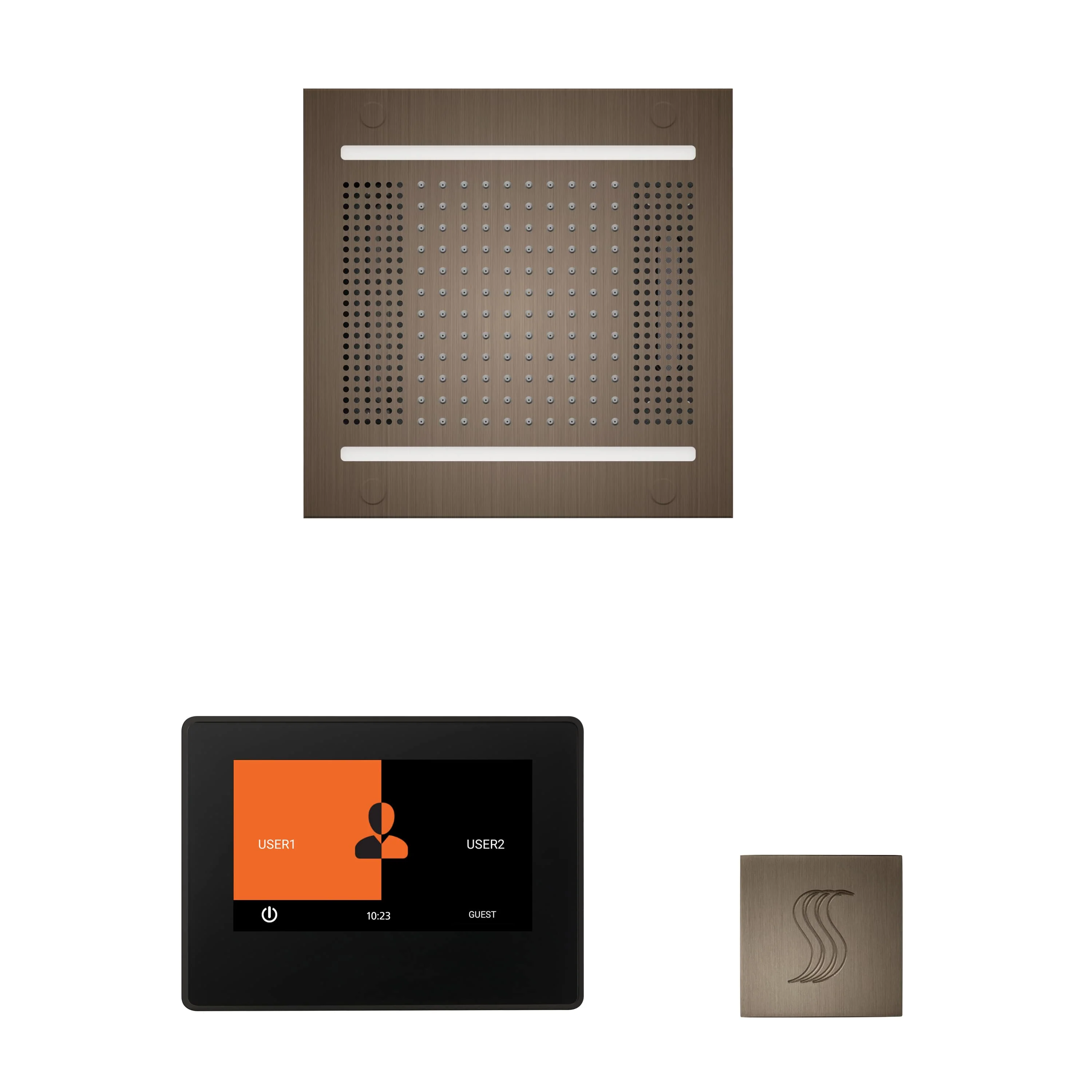 ThermaSol The wellness Hydrovive14 Steam Package with 7" ThermaTouch Square - Image 5