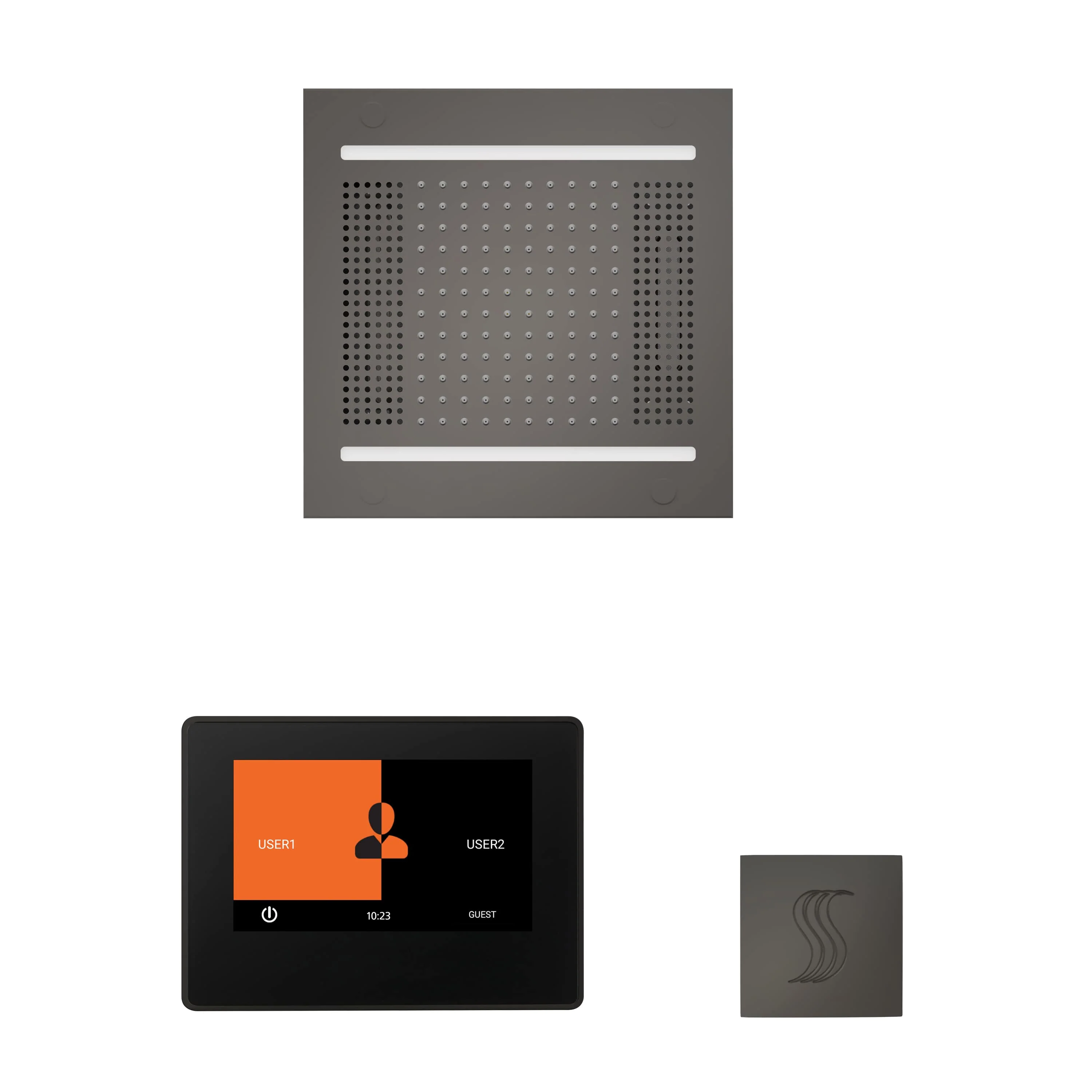 ThermaSol The wellness Hydrovive14 Steam Package with 7" ThermaTouch Square - Image 6