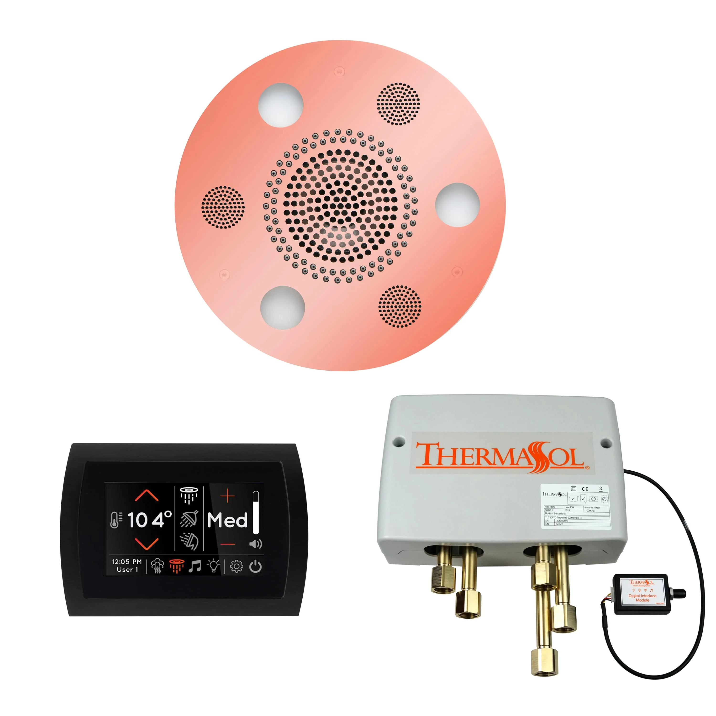 ThermaSol The Wellness Shower Package with SignaTouch Round - Image 8
