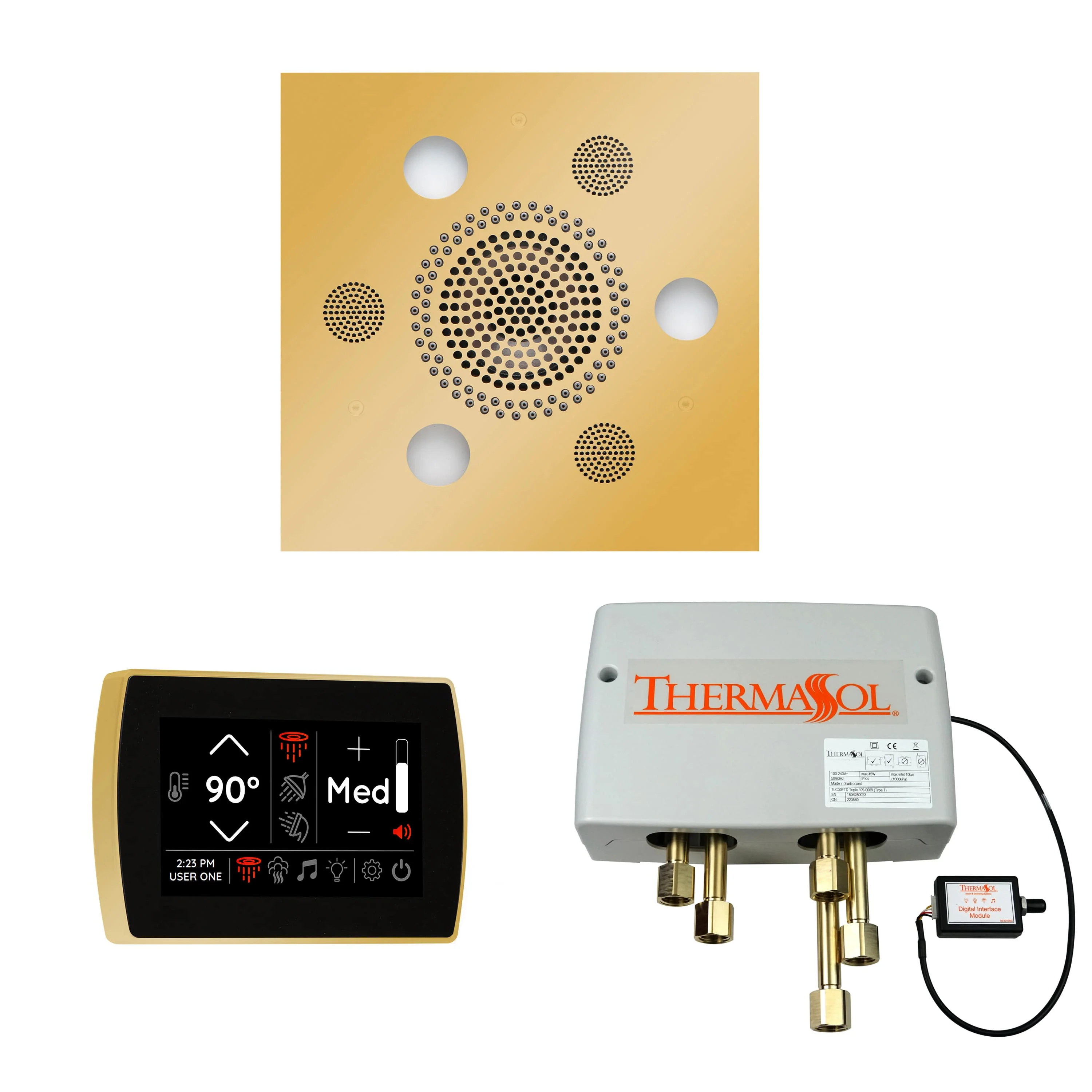 ThermaSol The Wellness Shower Package with SignaTouch Square - Image 12