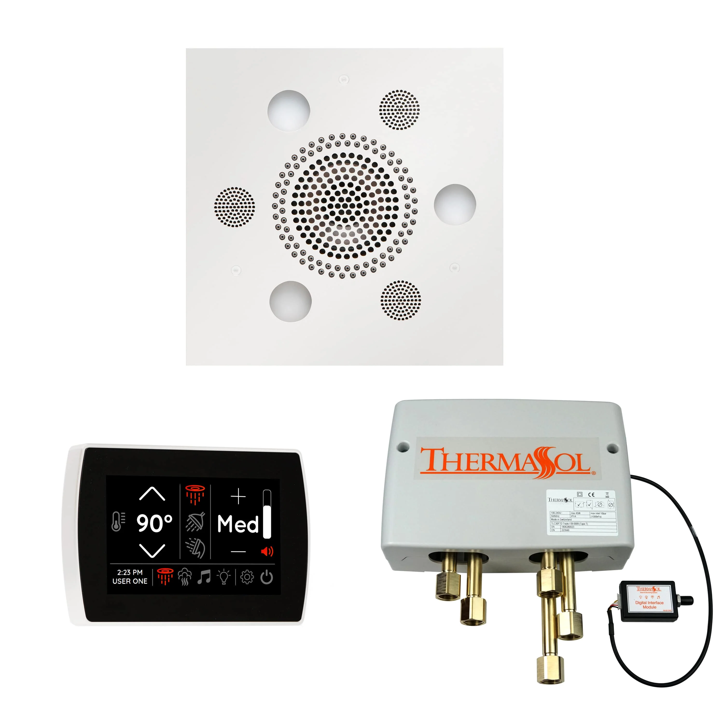 ThermaSol The Wellness Shower Package with SignaTouch Square - Image 13
